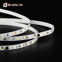 Bestseller DC 24V 10W SMD2835 120LEDs/m 8mm Hochdichte Selbstklebende Zuschneidbare Weiße LED-Streifen Flexible LED-Lichtleiste TV