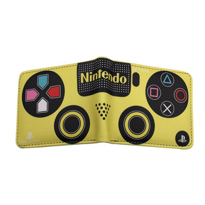 Cartera Corta de Cuero PU con Diseño de Videojuegos para <span class=keywords><strong>PS4</strong></span>, Impresión Colorida de Dibujos Animados, Cartera con Clip para Billetes y Tarjetas - Product Image 3