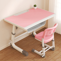 Solutions personnalisables Salle d'étude moderne Bureau d'étude robuste Table Chaise Ensemble pour petits espaces Bureau d'école pour adulte