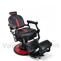 Fauteuil de Barbier Hydraulique Robuste, Vente en Gros, Logo Personnalisé, Inclinable, Mobilier de Salon de Luxe pour Institut de Beauté et Spa, Certifié CE