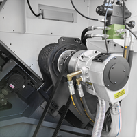 Tour CNC à double broche à lit incliné pour centre d'usinage automatique de moyenne intensité, avec porte-outils 6 axes 6 stations BL-H40P
