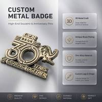 Fabricant chinois de premier plan, faible MOQ, conception professionnelle, vente en gros d'articles en métal, badges en carton, épingles personnalisées en émail dur