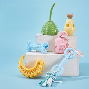 Veilig Tpr Duurzaam Stoer Puppy-Kauwspeelgoed Voor Huisdieren Voor Agressieve Kauwers Grote Rassen Onverwoestbare Hondentanden Die Speelgoed Schoonmaken - Product Image 2