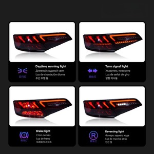 <span class=keywords><strong>Feux</strong></span> arrière <span class=keywords><strong>A3</strong></span> S3 2013-2020, paire, mise à niveau LED, <span class=keywords><strong>feux</strong></span> arrière modifiés, <span class=keywords><strong>feux</strong></span> de jour, accessoires automobiles pour <span class=keywords><strong>Audi</strong></span> - Product Image 3
