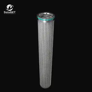 HMFF Series High Flow SS316L Stainless Steel Pleated Filter Cartridge Metal Sintered Felt Filter Element