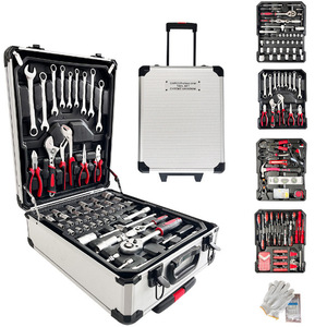 Household 187PCS-9 <strong>Set</strong> Hand Carbon Steel Trolley Case <strong>Combination</strong> <strong>Wrench</strong> Hardware Tools Mechanical Assembly Auto Sliding Rod - Product Image 5