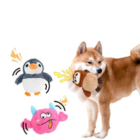 Elektrisches Bewegliches Quietschendes Plüsch-Haustier-Spielzeug USB-Aufladung Interaktives Spielzeug für Hunde und Katzen