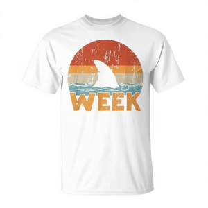 T-shirt Shark Vintage Ocean Wildlife Week pour l'été - Product Image 3