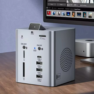 ULT-unite 2026 <span class=keywords><strong>Hub</strong></span> Multifunción con Certificado de Patente, Carga, USB-A de 10 Gbps, USB-C de 5 Gbps, SD, TF, Altavoz Bluetooth, Cámara - Product Image 1