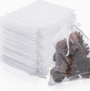 <span class=keywords><strong>Filet</strong></span> en organza 20x35cm pour l'élevage des papillons et des ver à soie, pochette respirante anti-évasion - Product Image 1