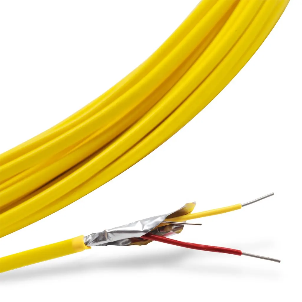 K type thermocouple compensation extension wire cable with PVC Silicone Fiberglass Insulation