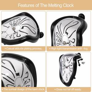 Reloj de Pared Inspirado en el Reloj Derretido de Dalí, Decoración Artística Surrealista para Colgar en la Pared - Product Image 2