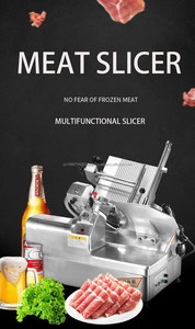 Rebanadora de carne congelada comercial de buena calidad Rebanadora de carne completamente automática - Product Image 2
