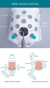 Endotrainer nội soi huấn luyện viên HD phẫu thuật nội soi mô phỏng và phụ khoa nội soi đào tạo hộp mô phỏng - Product Image 4