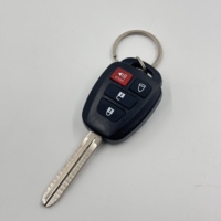 Clé de voiture de véhicule télécommandée TOYOTA à 4 boutons 433MHZ 315MHZ avec clé