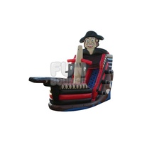 Tobogán Inflable Comercial de 23 pies para Exteriores con Diseño Pirata y Material de PVC - FAN BOUNCE