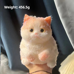 ของเล่นแมวน่ารักสุดๆ ยี่ห้อจินคาน ของเล่นดนตรีบีบได้ สร้างสรรค์เสมือนจริงสำหรับเด็ก ของเล่นบีบคลายเครียด แมวอ้วน ขนาดเล็กถึงกลาง - Product Image 6