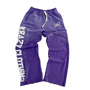 Conjunto de Sudadera con Capucha y Cremallera Estilo Boxy y Pantalones Deportivos Holgados para Hombre, 460 g/m² de Alto Gramaje, Lavado Ácido, Estampado de Pedrería, Chándal de Streetwear - Product Image 4