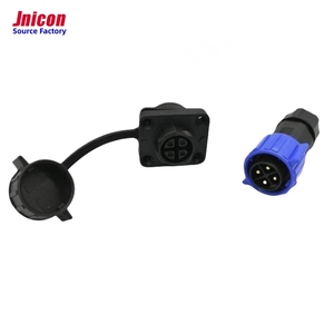 15a 4 ליבה m19 ip67 אוניברסלי סוללה כוח נקבה תקע מחבר רכב צמח אור מנעול מהיר עמיד למים מחבר - Product Image 6