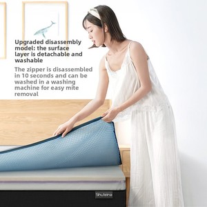 Directo de fábrica Durable 3D Simmons Nine-Zone Resorte de bolsillo independiente Personalizable Masaje silencioso Hotel natural Dormitorio moderno - Product Image 1