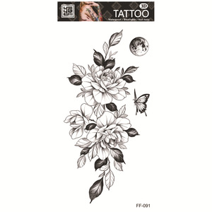 Tatuaggio impermeabile adesivi produttori all'ingrosso lupo Totem tatuaggio arabico adesivi tatuaggio personalizzato - Product Image 5