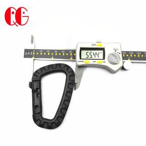 Pabrikan Grosir <span class=keywords><strong>Carabiner</strong></span> Plastik Besar untuk Pendakian Gunung, Pengait Tipe-D, Pengait Plastik Hitam untuk Penggunaan Luar Ruangan - Product Image 3
