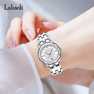 Elegante y minimalista calendario acero cuarzo Reloj clásico impermeable reloj de pulsera al por mayor - Product Image 3