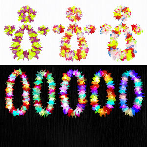 Madeshine ชุดสายรัดข้อมือมาลัยดอกไม้ไฟเรืองแสงสำหรับตกแต่งปาร์ตี้คริสต์มาสฮาวาย - Product Image 1