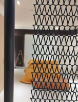 Panneau de séparation en aluminium découpé au laser, écran décoratif en métal thermolaqué pour jardin extérieur et cloisonnement intérieur d'hôtel