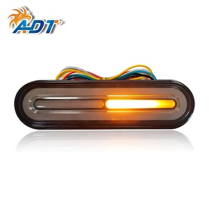 Barre de feux arrière LED séquentielle 3 en 1 ADT pour moto, visibilité et sécurité accrues - Product Image 4
