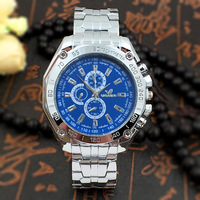 Montre à quartz Orlando pour homme, simple, en alliage de zinc, bracelet, cadran géométrique, style business