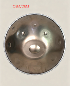 Instrument de percussion à tambour à main 13+8 tons, fabriqué sur mesure en usine, avec conception d'agencement de gamme OEM pour la musique de méditation (handpan) - Product Image 1