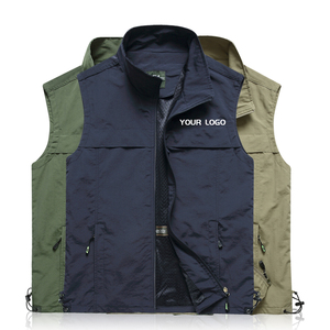 Nouvelle arrivée vente chaude hommes <span class=keywords><strong>été</strong></span> <span class=keywords><strong>gilet</strong></span> veste en gros <span class=keywords><strong>sans</strong></span> manches en nylon gilets Logo personnalisé polaire gilets pour vêtements actifs - Product Image 5