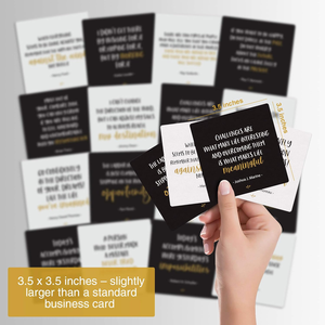 การ์ดสร้างแรงบันดาลใจที่ไม่เหมือนใคร<span class=keywords><strong>63</strong></span>ใบการ์ดให้กำลังใจพร้อมคำพูดที่สร้างแรงบันดาลใจโบนัสสร้างแรงบันดาลใจ - Product Image 2