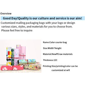 Thick Delivery Eco-friendly Plastic Poly Mailer Mailing <b>Bag</b> Parcel Pouches Custom Printed for <b>Clothing</b> Express Shipping Package - Product Image 5