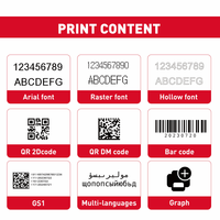 Imprimante jet d'encre électrique industrielle T260E-2 pour marquage en ligne de codes-barres et QR codes TIJ sur plastique/bois/canettes/courroies – Haute performance
