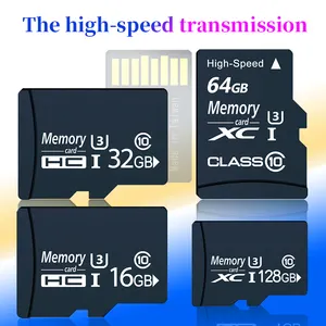 Kartu Memori Flash TF 8G 16GB 64GB 128GB Kartu Memori Kecepatan Class10 32Gb untuk Telepon Kartu Memori TF