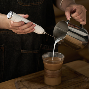 Mousseur à <span class=keywords><strong>lait</strong></span> électrique portatif à <span class=keywords><strong>double</strong></span> ressort, rechargeable, pour café expresso et usage domestique - Product Image 3