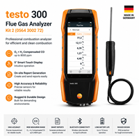Analyseur de gaz de combustion portable Testo 300 O2 CO pour l'entretien des systèmes de chauffage de chaudières CVC