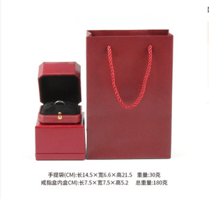 Hot Selling Luxury Jewelry Box Bag Certificate 3pcs Sets <b>Ring</b> Pendant Bracelet Necklace Gifts Rectangle Packaging Custom <b>Boxes</b> - Product Image 3