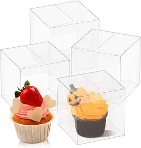 蛋糕盒折叠塑料透明蛋糕包装盒透明包装盒