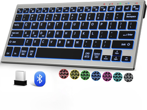 คีย์บอร์ดไร้สาย JOMAA 2.4G แบบ Dual Mode พร้อมไฟ RGB ด้านหลัง ผลิตจากพลาสติก ออกแบบตามหลักสรีรศาสตร์ สำหรับพีซี แล็ปท็อป แท็บเล็ต ชาร์จได้ ใช้พอร์ตเชื่อมต่อ USB Type-C - Product Image 6