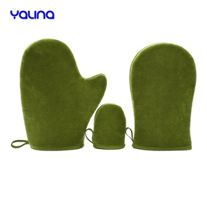 Logo personnalisé couleur ultra doux et sans stries gant autobronzant apporter des gants à manchette élastique lavable - Product Image 2