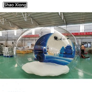 Boule de neige décorative d'extérieur, 1 pièce, carrée à Air ouvert, <span class=keywords><strong>Globe</strong></span> de neige de taille naturelle pour la publicité, pour noël - Product Image 5