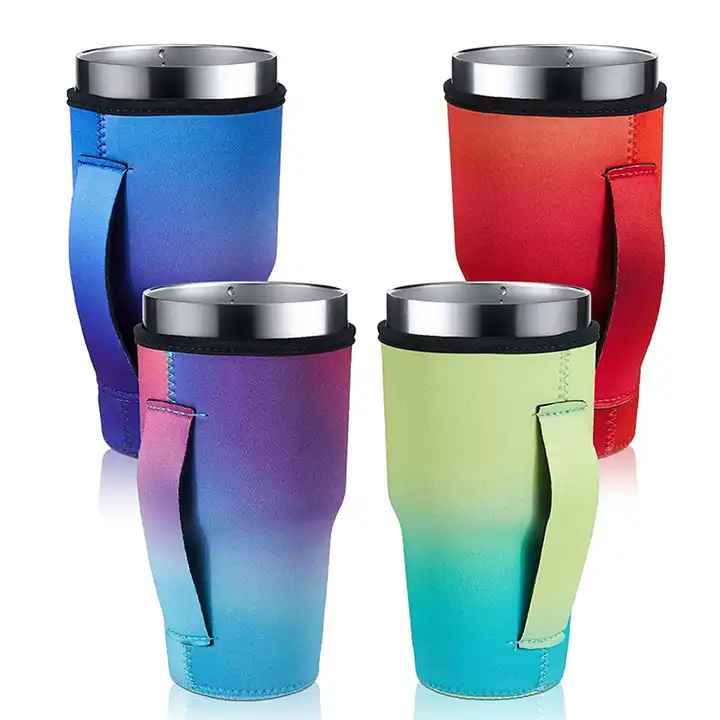Custom Neoprene Iced Coffee Cup Sleeves