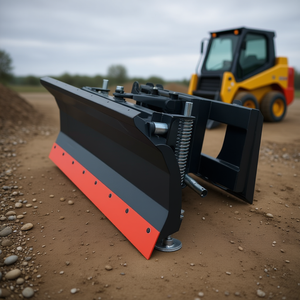 Cuchilla de Bulldozer TMG DB72 de 72 Pulgadas con Zapatas Ajustables de Acoplamiento Rápido Universal para Minicargadoras - Product Image 2