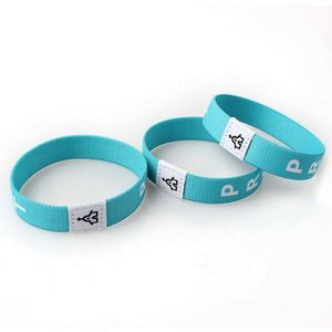 Pulsera RFID Personalizada al por Mayor, Pulsera Elástica de Tela Personalizada para Eventos - Product Image 6