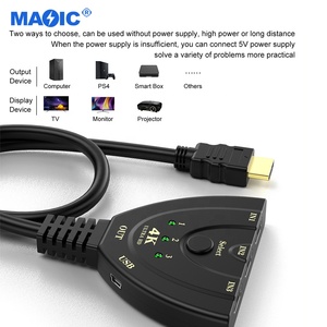 สาย <span class=keywords><strong>MGL</strong></span> 4K สำหรับ Switcher 3-in-1 ความยาว 0.5 เมตร แบบตัวผู้ต่อตัวเมีย พร้อมสาย Pigtail แบบกำหนดเองและสาย USB สำหรับจ่ายไฟ - Product Image 3