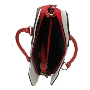 Bolso Tote de Cuero Vacuno Multicolor Fana Thaliss con Estampado Animal y Decoración de Perlas para Uso Diario de Niñas - Product Image 5