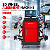 Machine d'alignement de roues 3D CCD sans fil, aligneur quatre roues avec écran LCD, mesure par caméra, télécommande pour voitures particulières